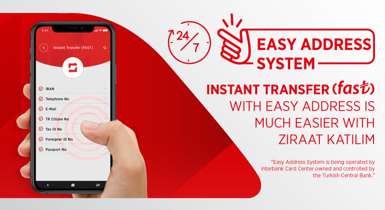 Instant Transfer (FAST) with Your Easy Address