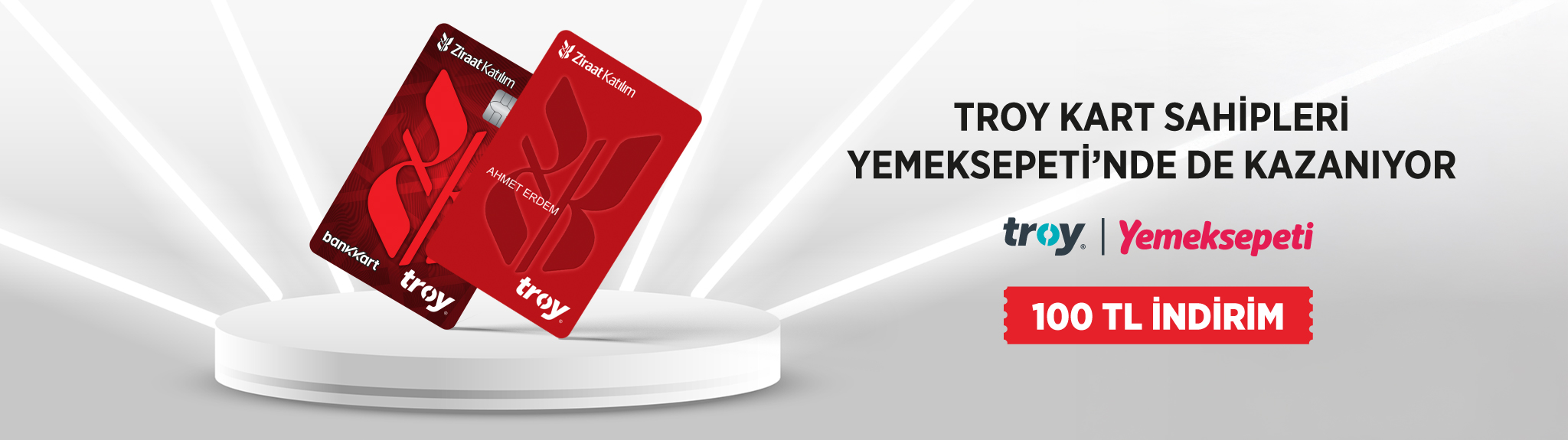 TROY Kart & Yemeksepeti Kampanyası