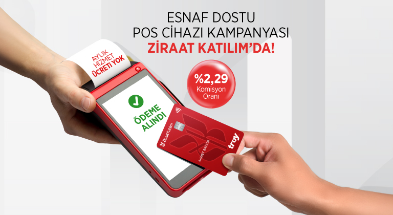 Esnaf Dostu Pos Cihazı Kampanyası