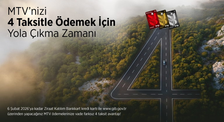 MTV Ödemelerinde 4 Taksit Fırsatı!