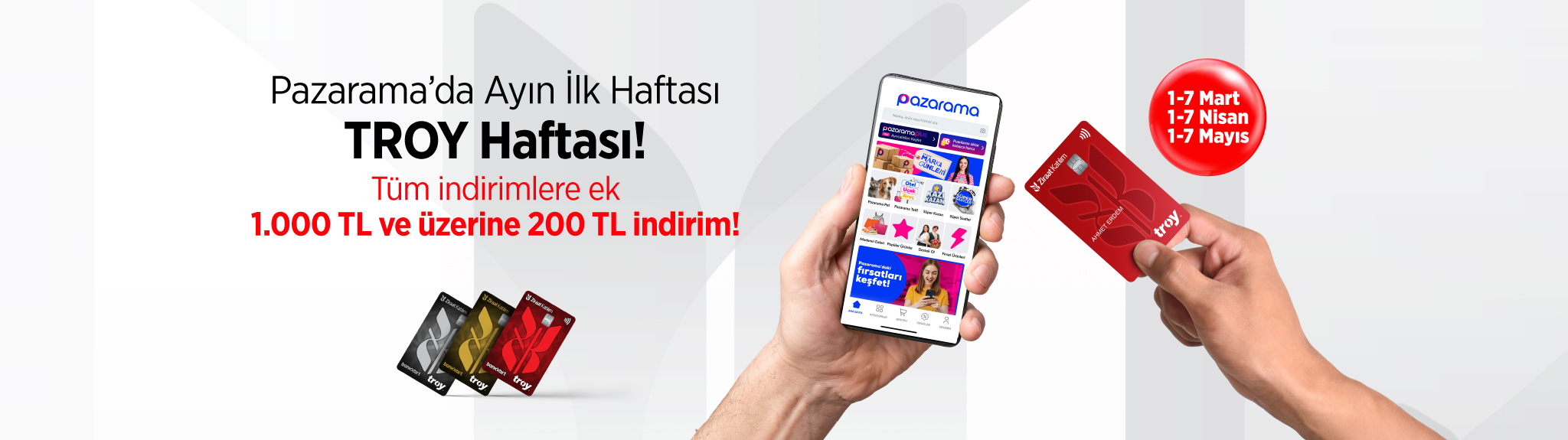 Pazarama’da Ayın İlk Haftası TROY Haftası!