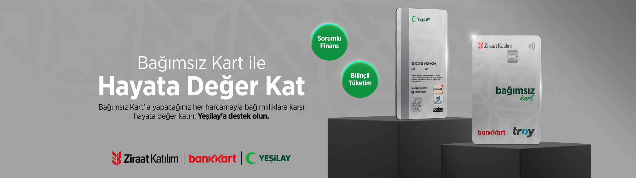 Bağımsız kart Banner