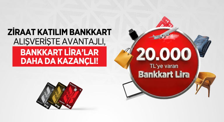 Alışverişte avantajlar Ziraat Katılım Bankkart’ta!