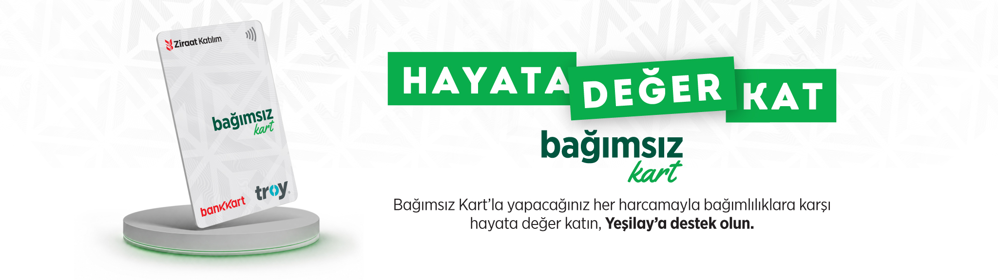 Bağımsız kart Banner