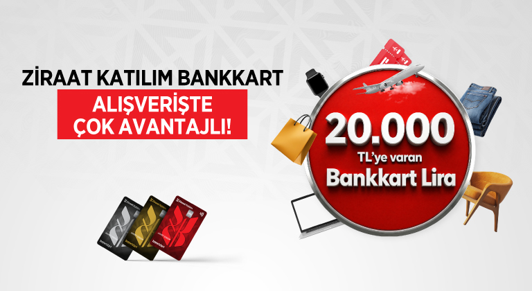 Alışverişte avantajlar Ziraat Katılım Bankkart’ta!