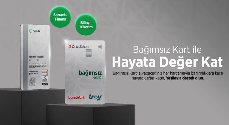 Bağımsız kart Banner